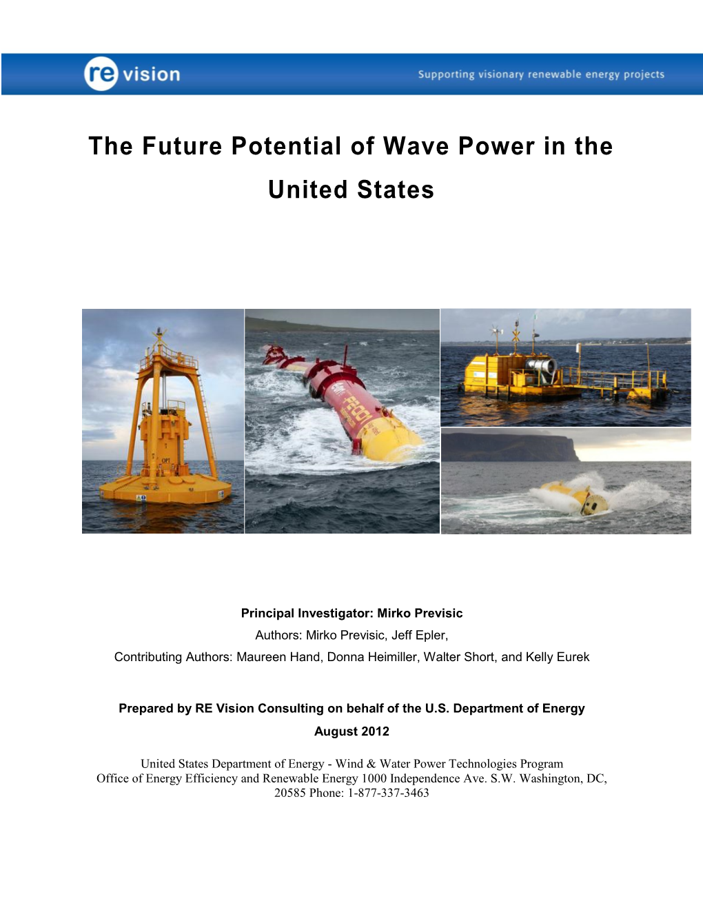 The Future of Wave Power in the United States