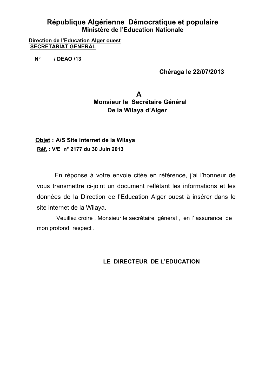 Direction Education Alger Ouest.Pdf