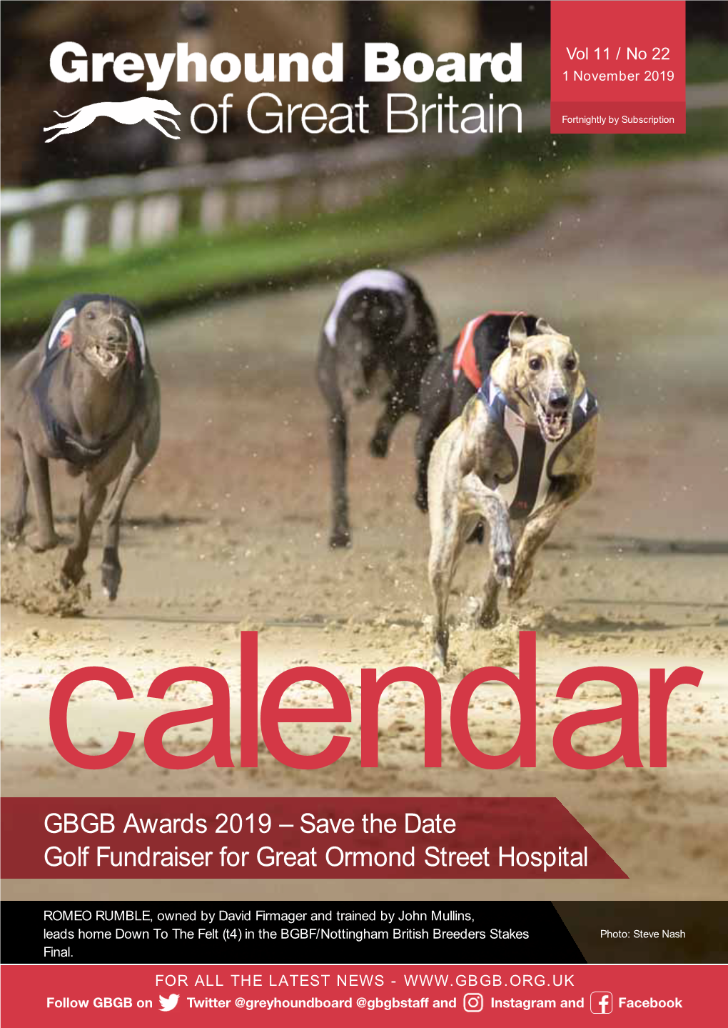 GBGB Awards 2019 – Save the Date Golf Fundraiser for Great Ormond Street Hospital