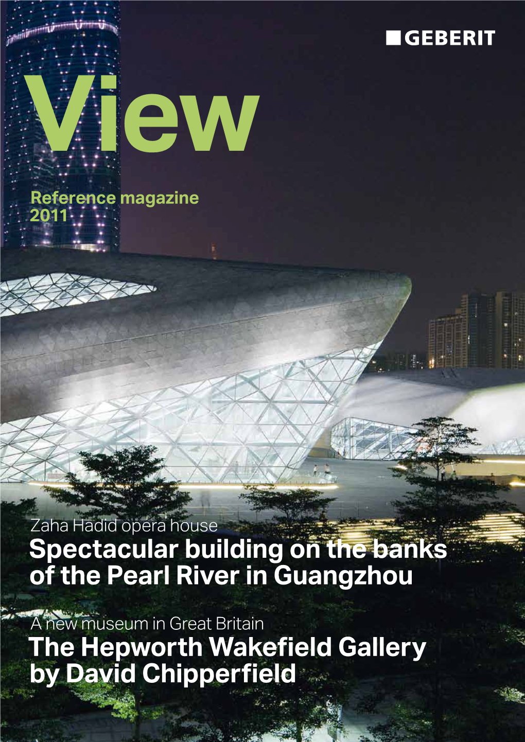 Spectacular Building on the Banks of the Pearl River in Guangzhou The