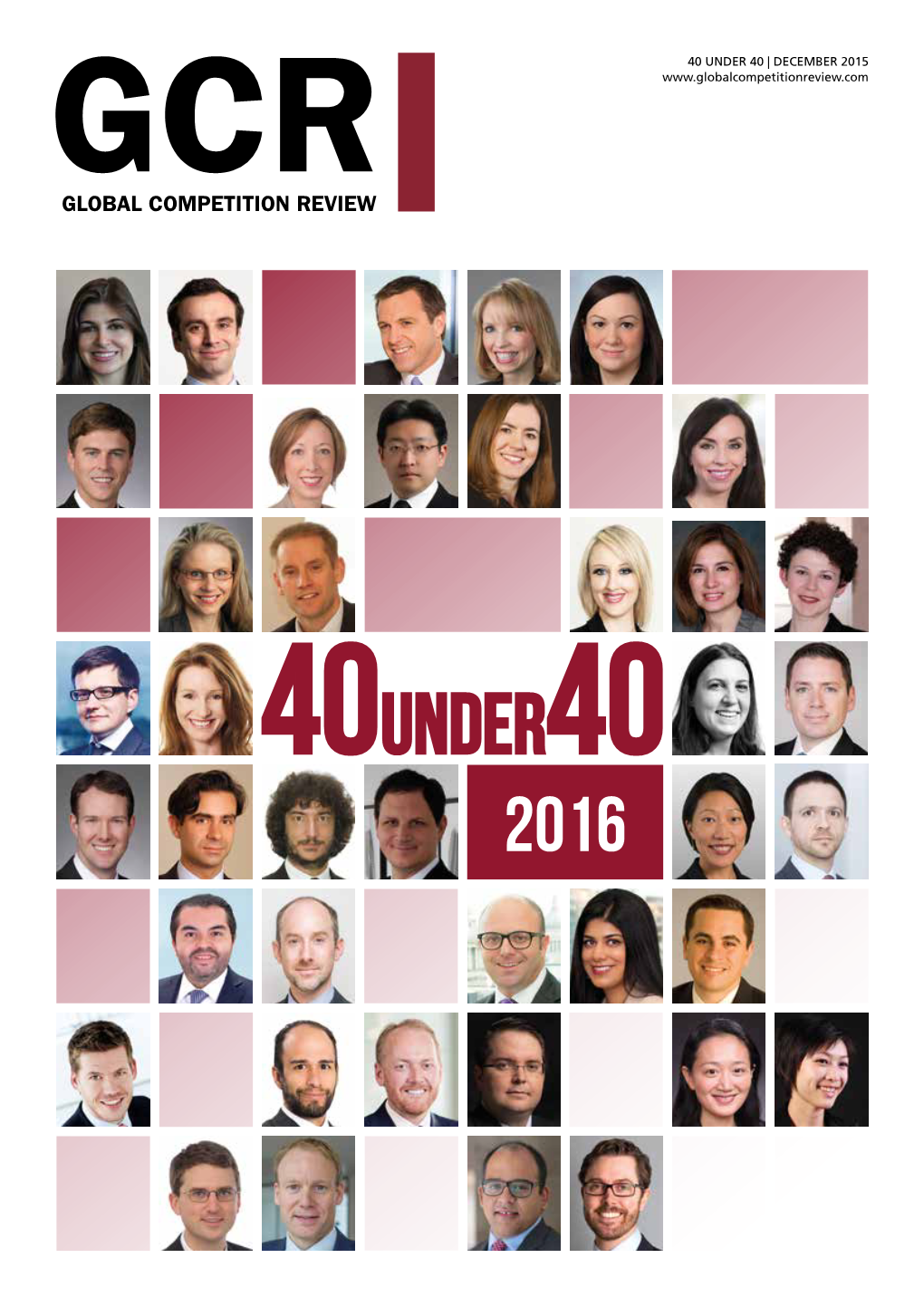 Global Competition Review's 40 Under 40