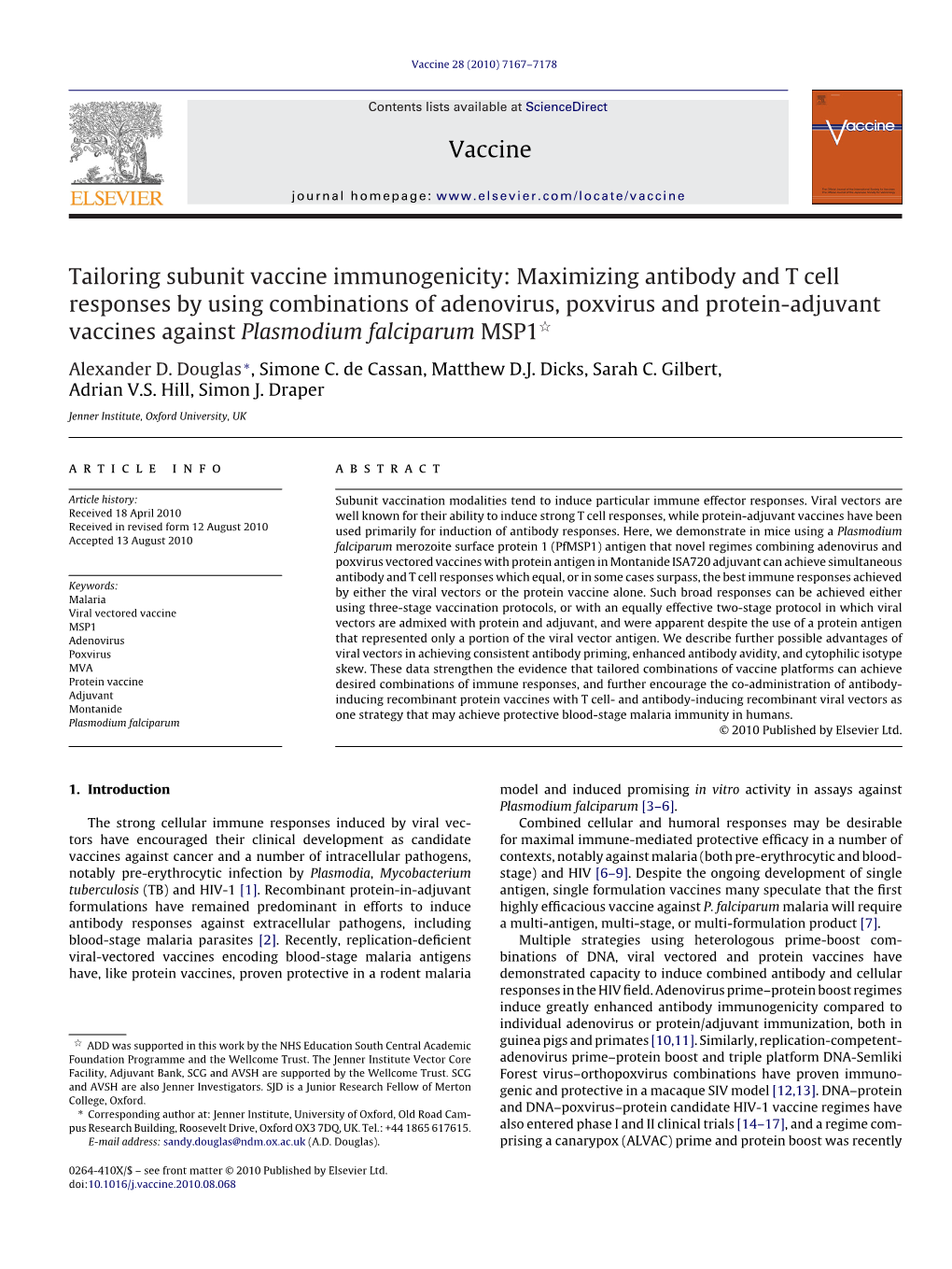 Tailoring Subunit Vaccine Immunogenicity