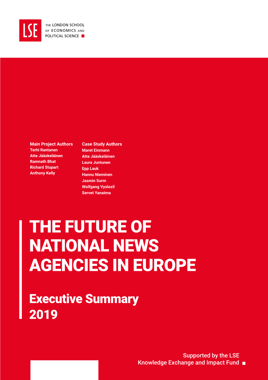 The Future of National News Agencies in Europe