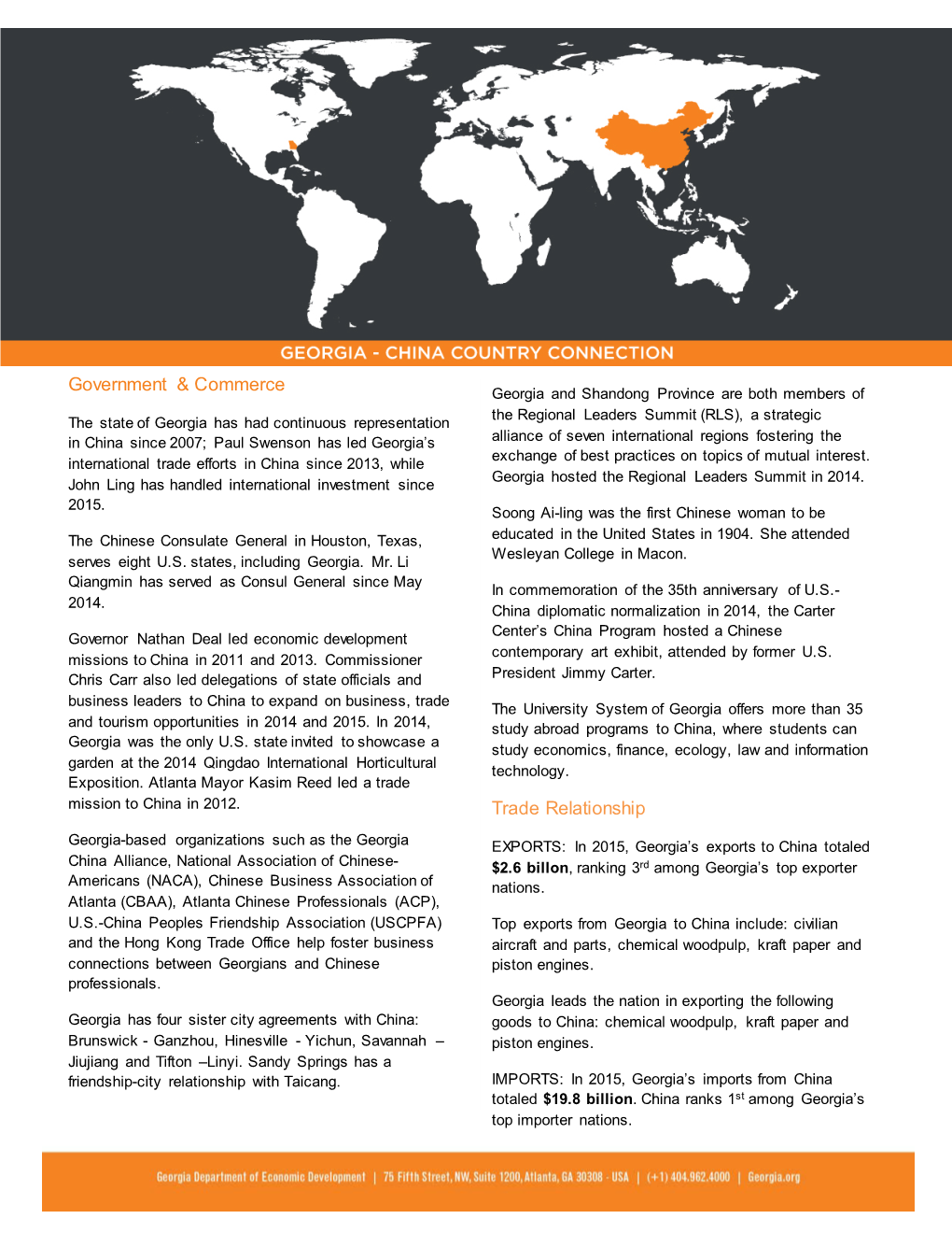 Government & Commerce Trade Relationship