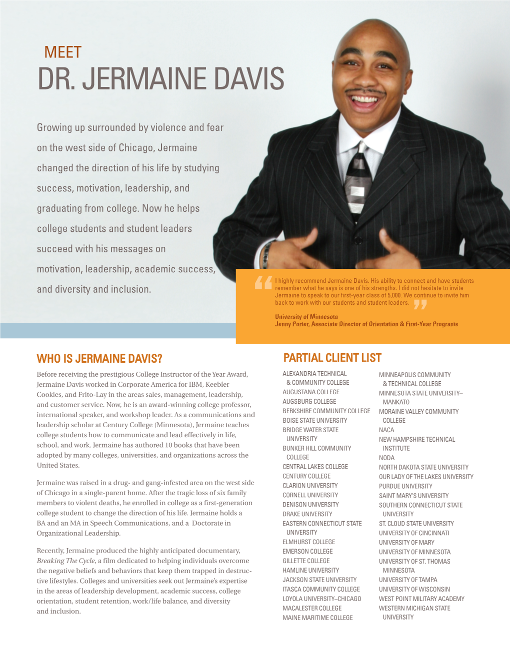 Dr. Jermaine Davis