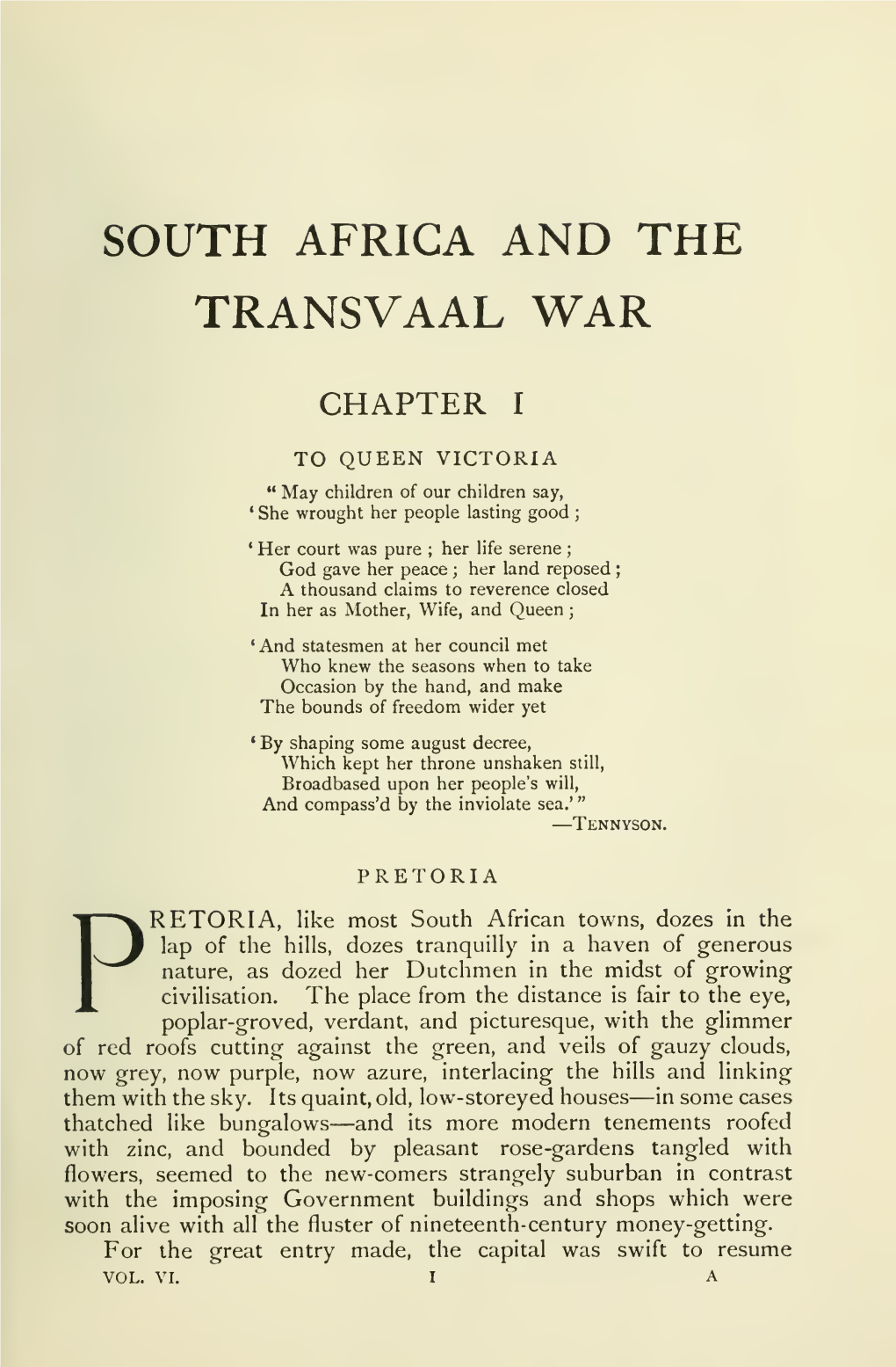 South Africa and the Transvaal War