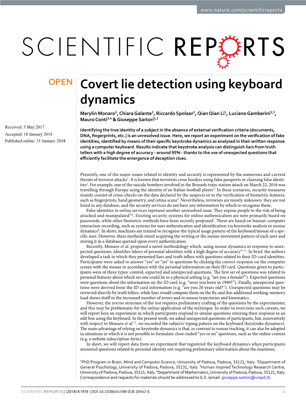 Covert Lie Detection Using Keyboard Dynamics