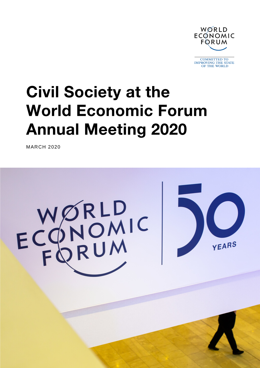 Civil Society at the World Economic Forum Annual Meeting 2020