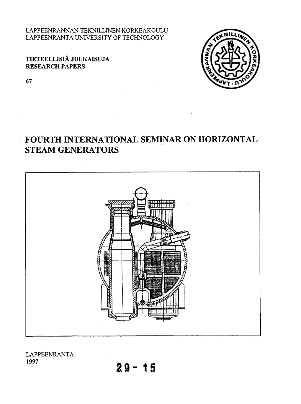 Fourth International Seminar on Horizontal Steam Generators