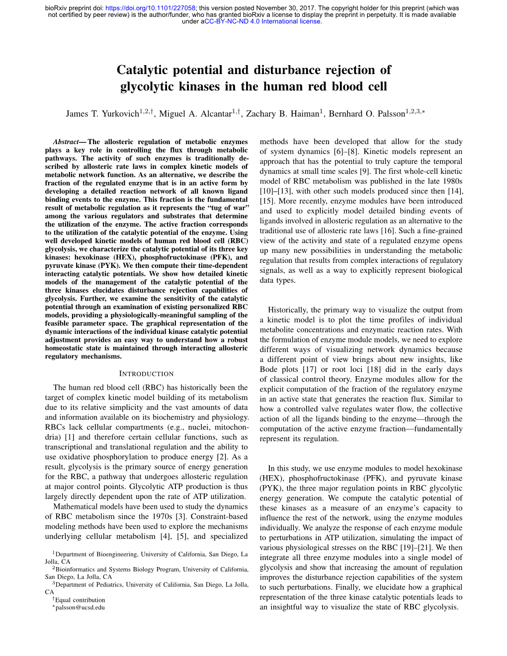 Catalytic Potential and Disturbance Rejection of Glycolytic Kinases in the Human Red Blood Cell