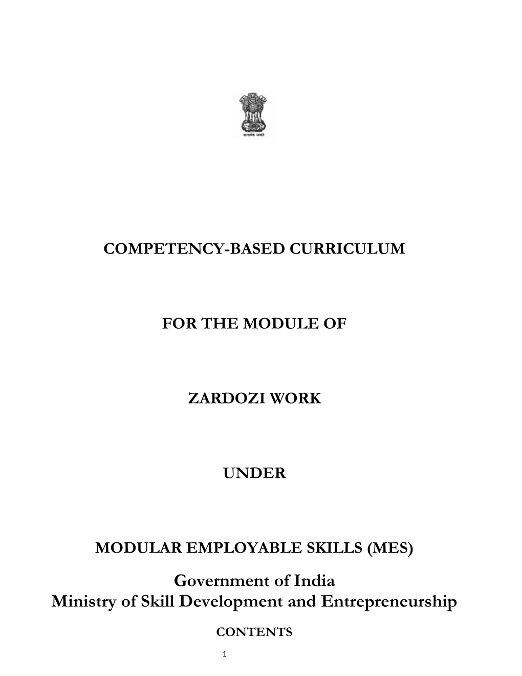 Curriculum-Zardozi Work