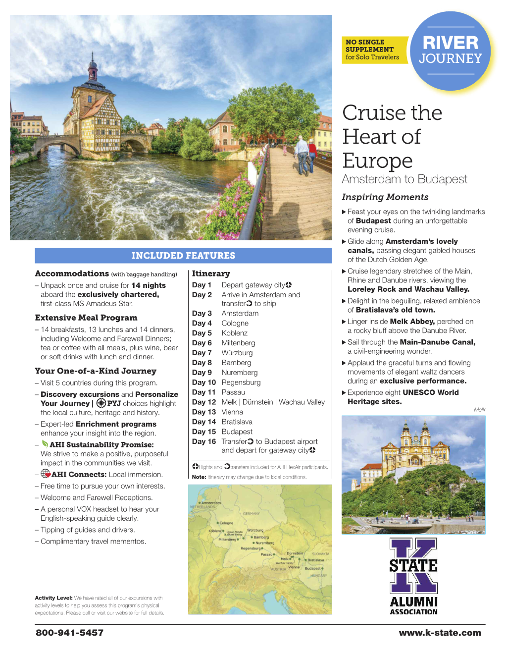 Cruise the Heart of Europe Amsterdam to Budapest