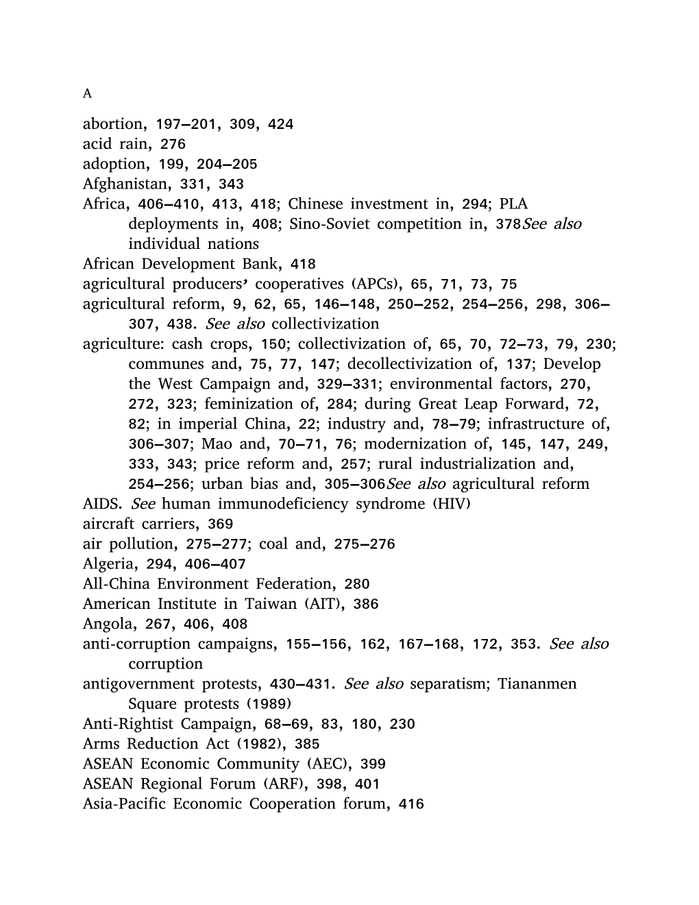 CINDEX Index