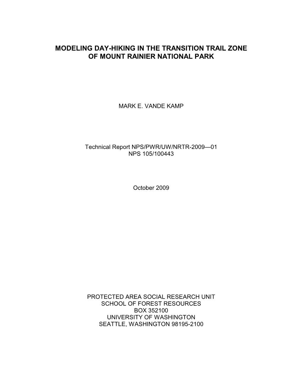 Describing and Estimating the System of Visitor Distribution