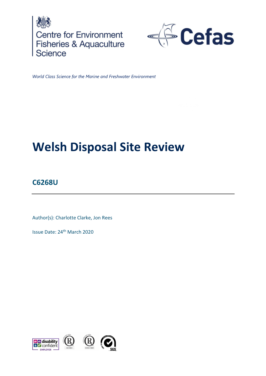 Welsh Disposal Site Review