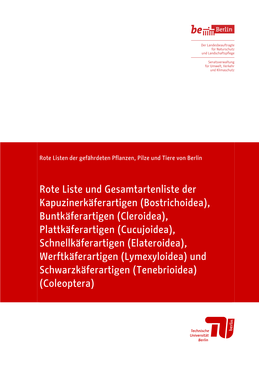 Rote Liste Und Gesamtartenliste