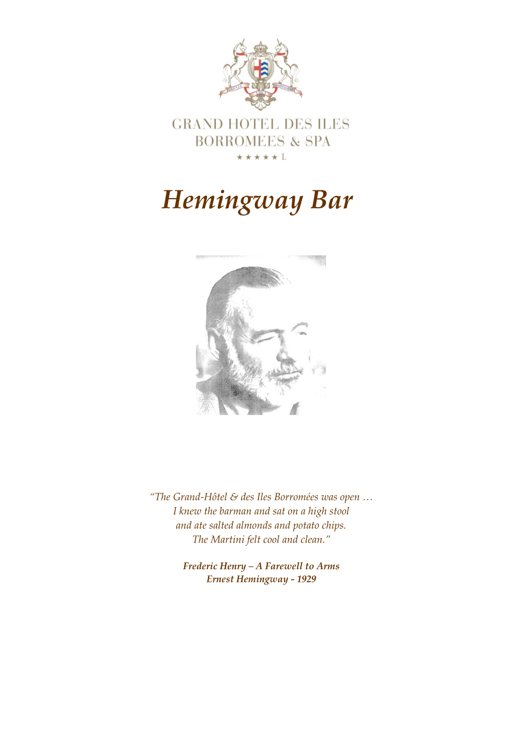 Hemingway Bar