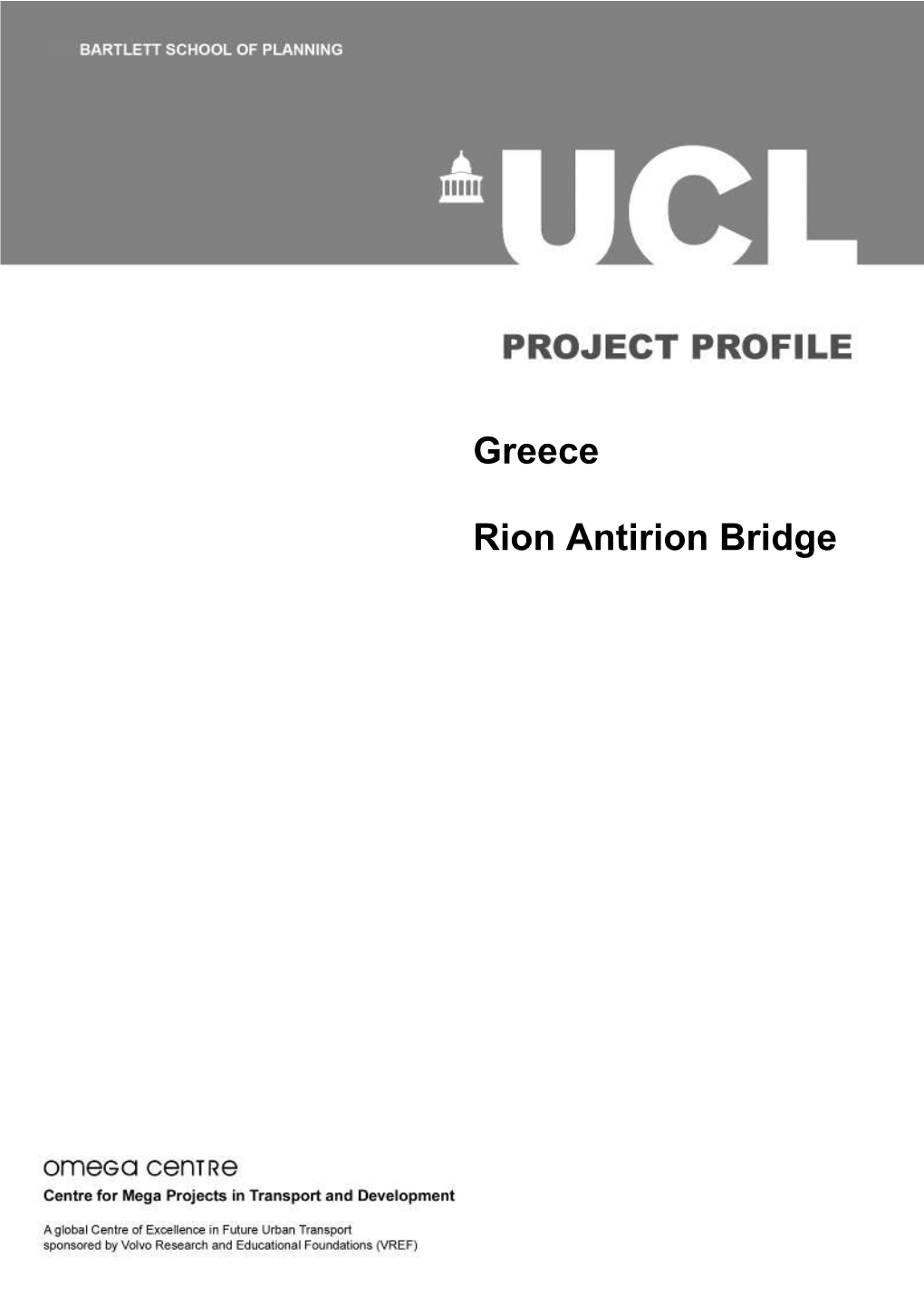 Greece Rion Antirion Bridge
