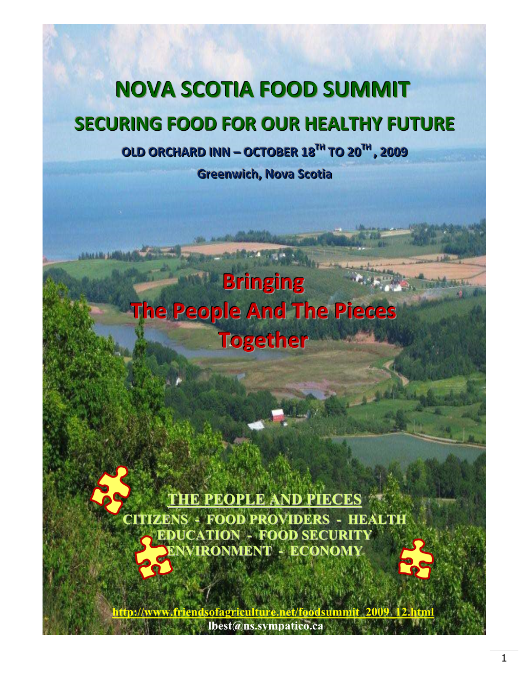Nova Scotia Food Summit