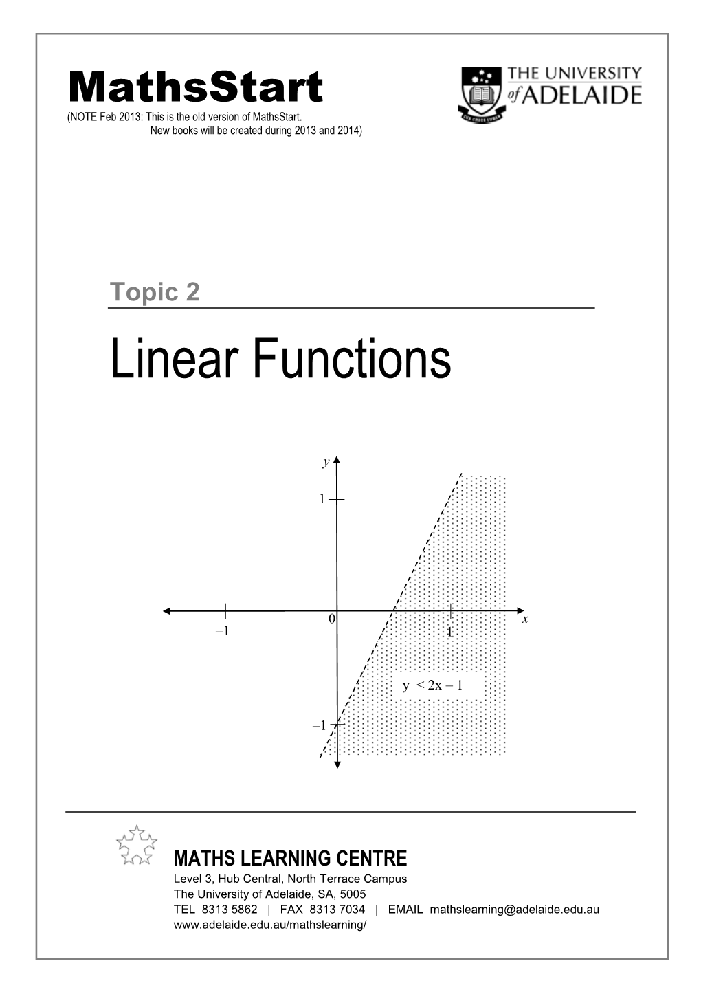 Linear Functions