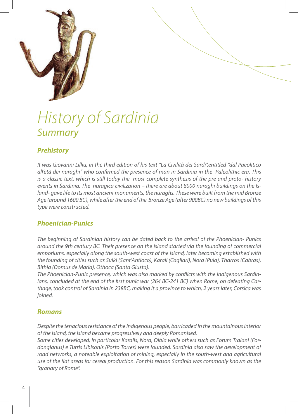 History of Sardinia Summary