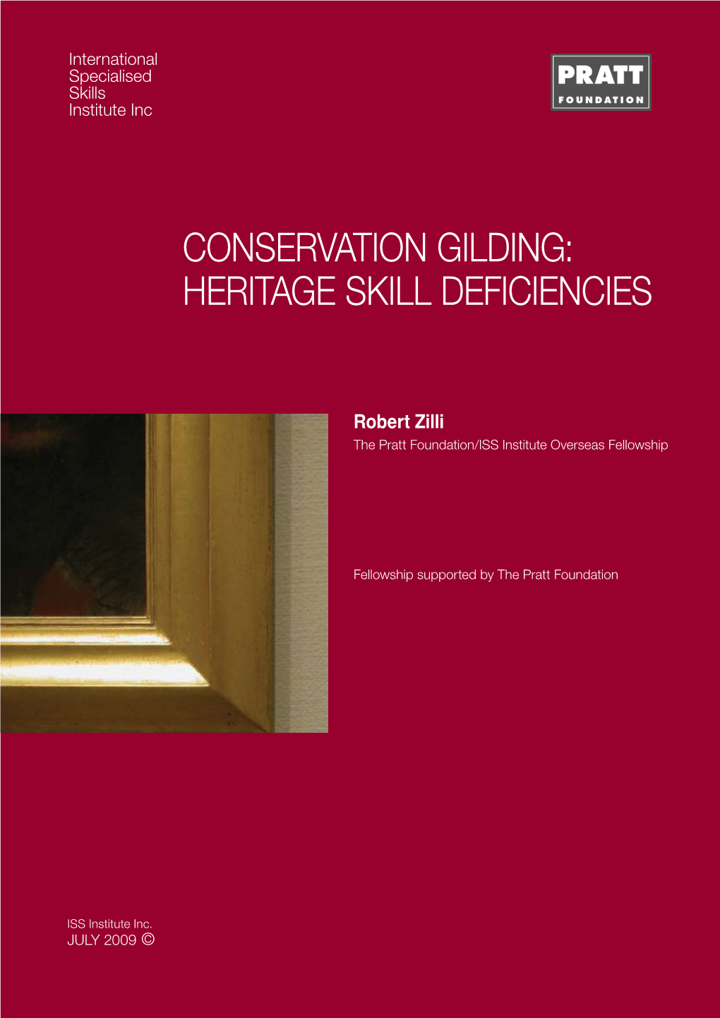 Conservation Gilding: Heritage Skill Deficiencies