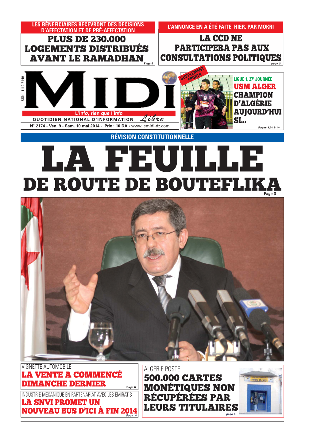 DE ROUTE DE BOUTEFLIKA Page 3