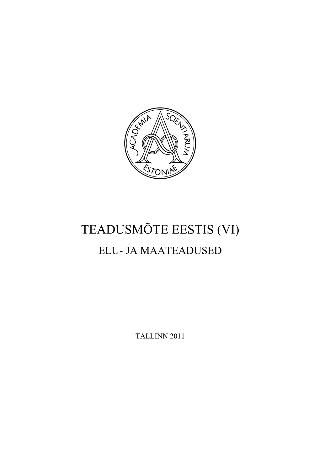 Teadusmõte Eestis (Vi)