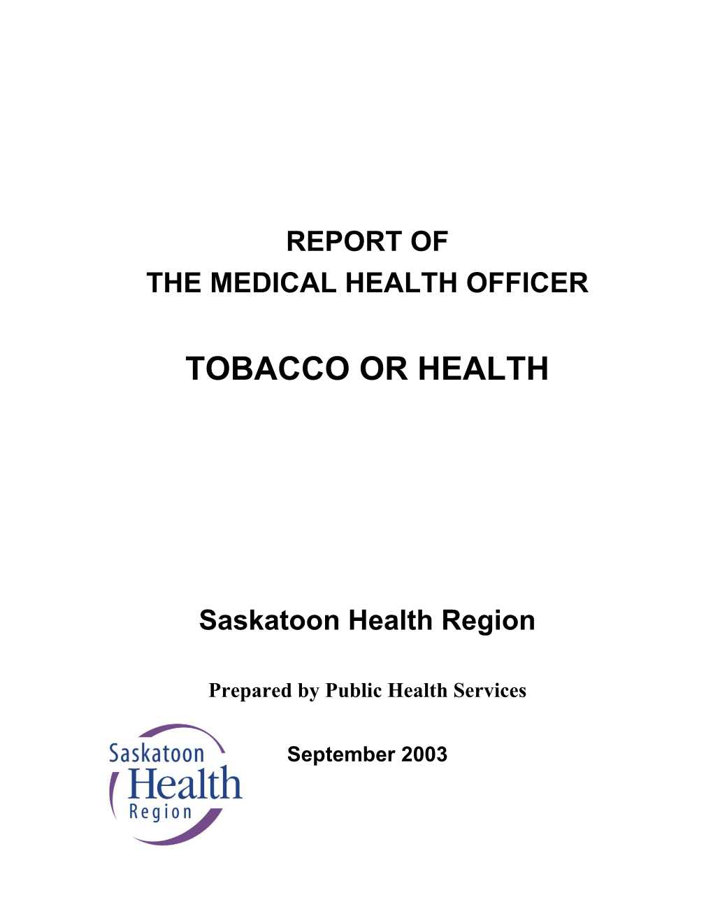 Tobacco Or Health