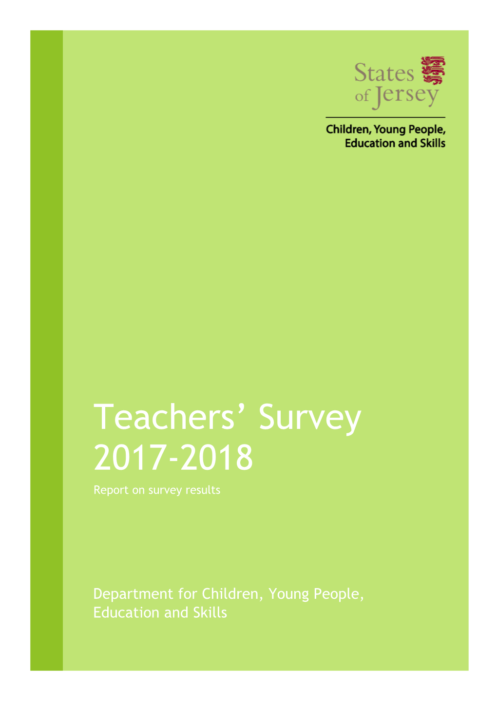 Teachers' Survey 2017-2018