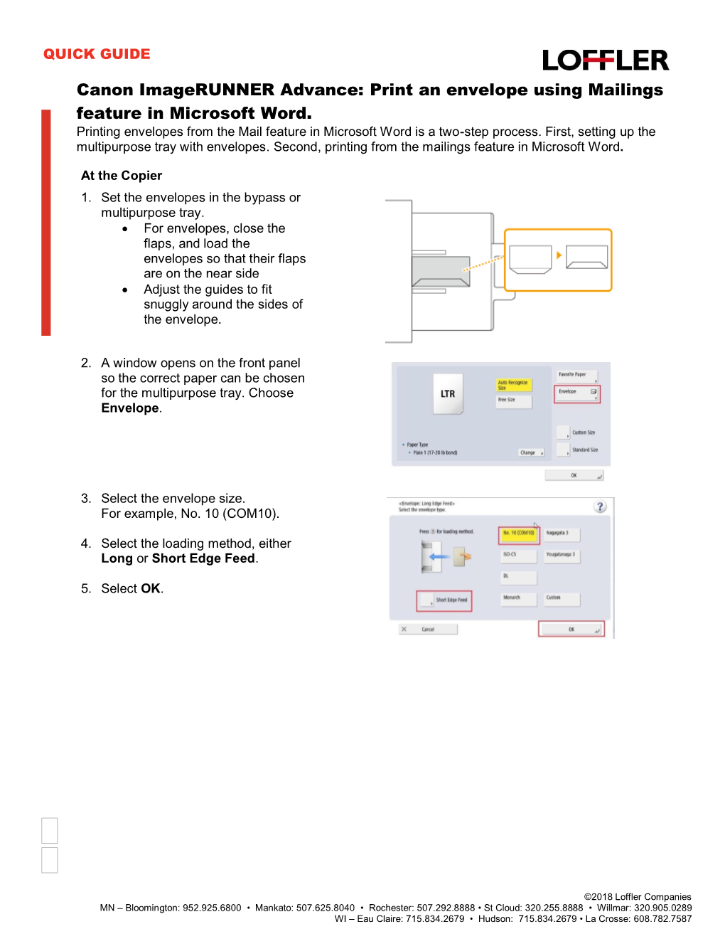 Print an Envelope Using Mailings Feature in Microsoft Word