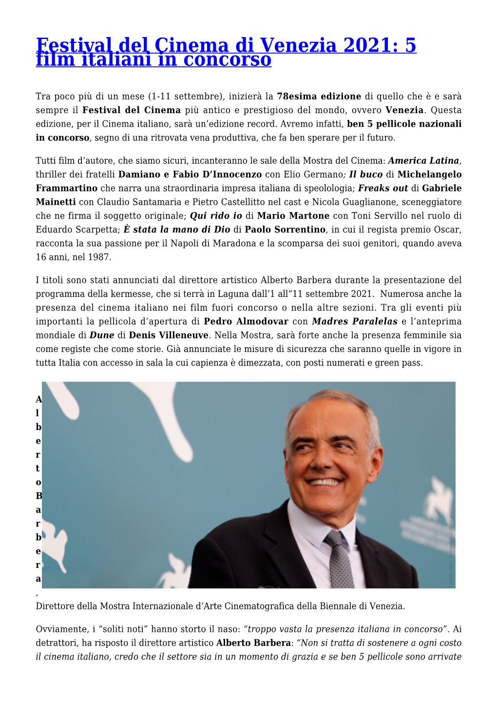 Pierfrancesco Favino, Venezia E La Coppa Volpi: 88 Anni Di Trionfi (E Di Polemiche) All’Italiana