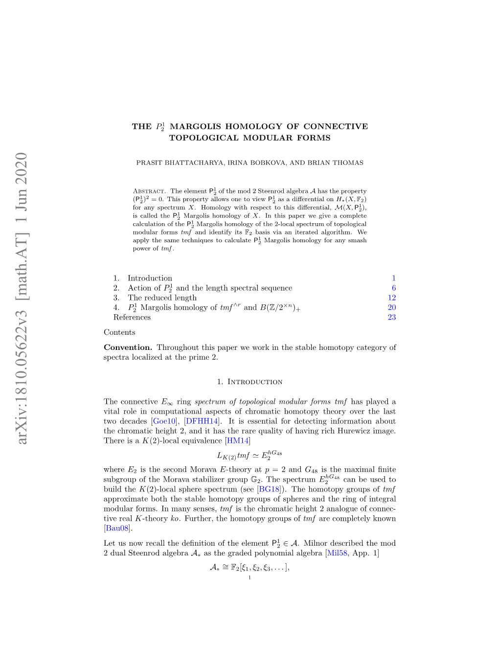 The $ P 2^ 1$ Margolis Homology of Connective Topological Modular Forms