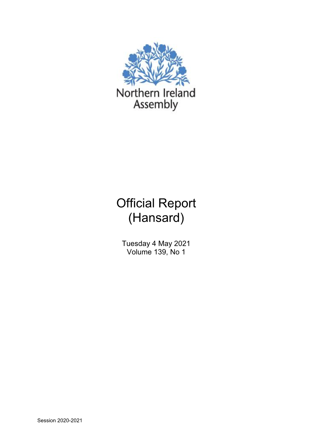 Official Report (Hansard)