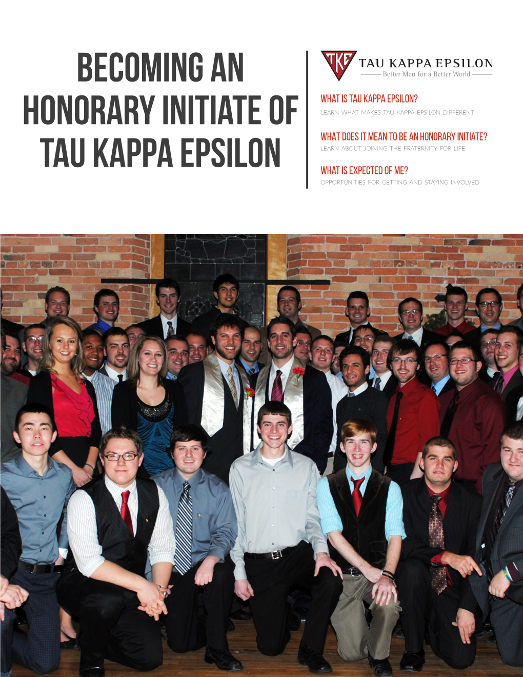 BECOMING an HONORARY Initiate of TAU KAPPA EPSILON