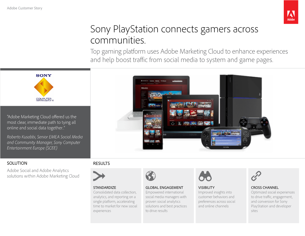 Sony Playstation Connects Gamers Across Communities