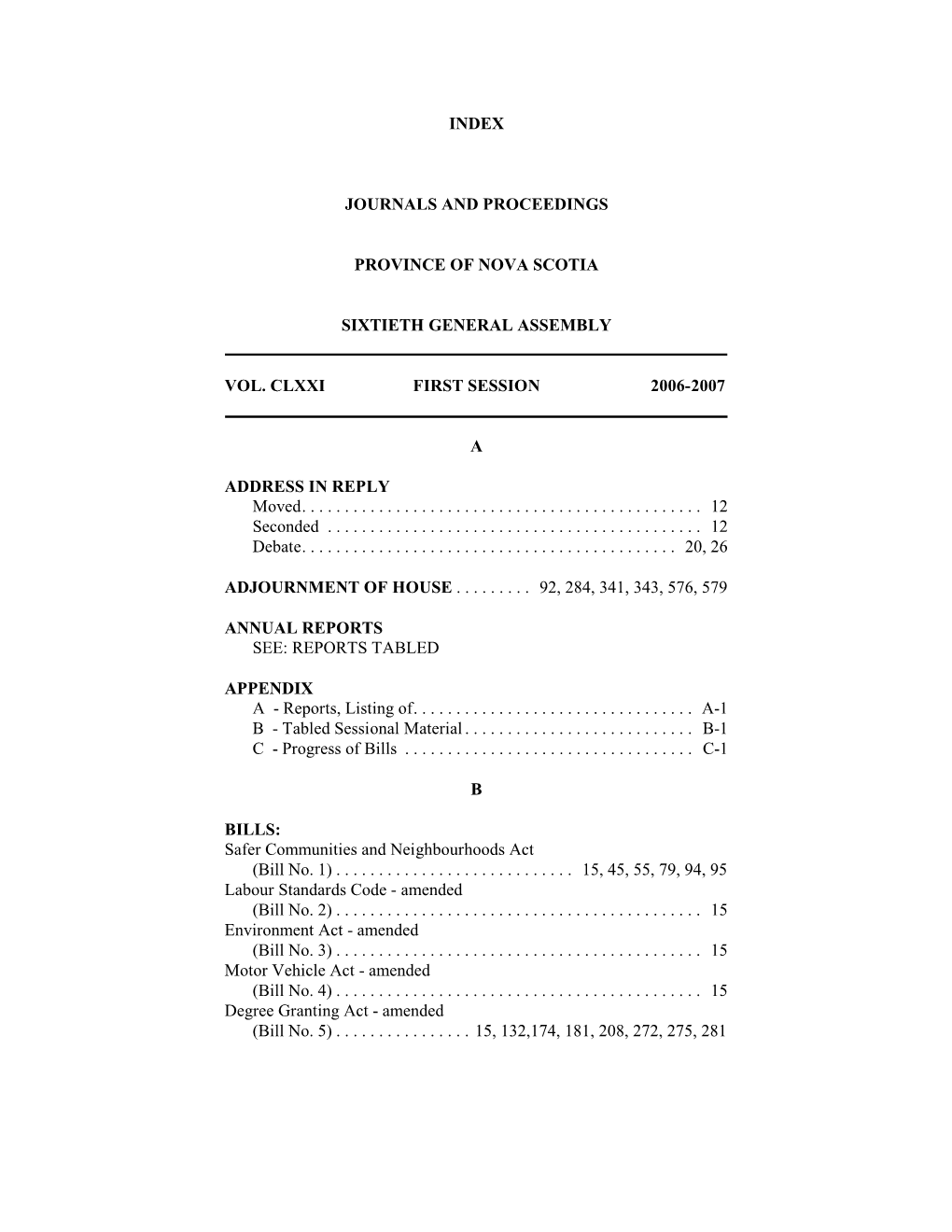 Journals and Proceedings