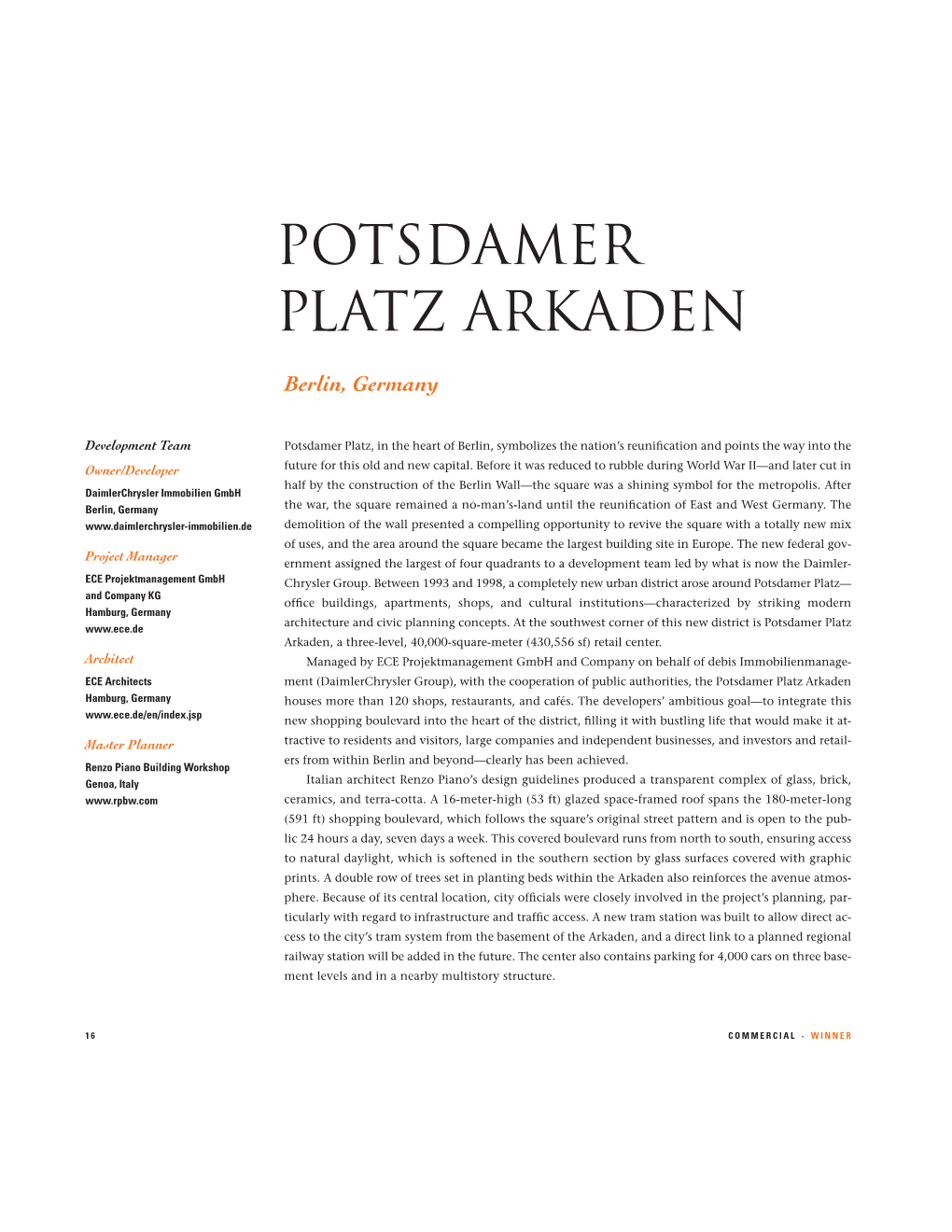 Potsdamer Platz Arkaden