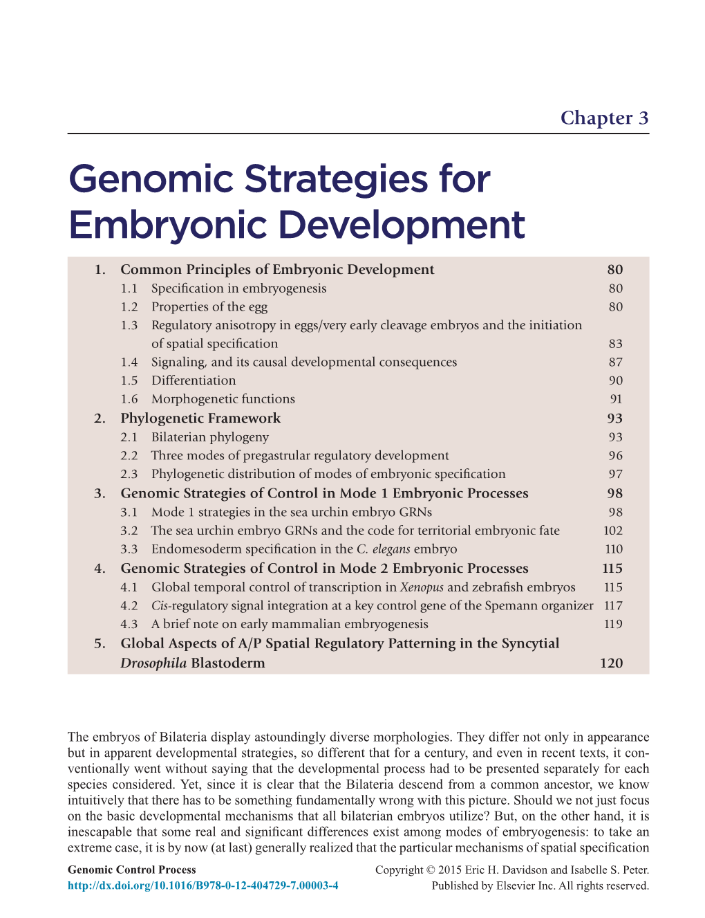 Genomic Control Process Copyright © 2015 Eric H