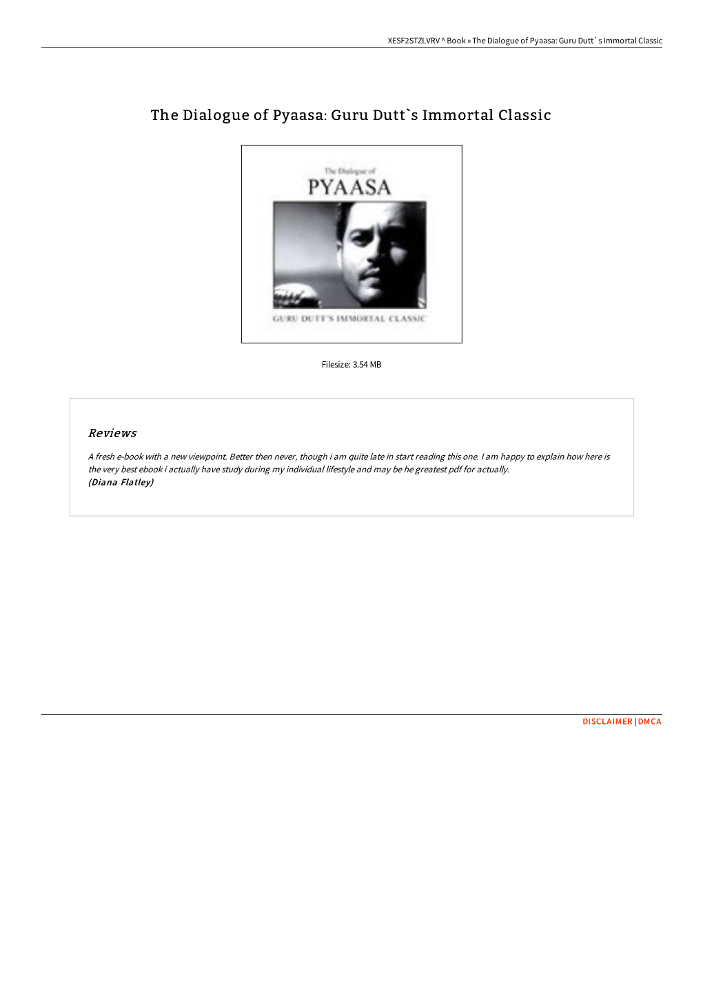 Find Kindle // the Dialogue of Pyaasa: Guru Dutt`S Immortal Classic