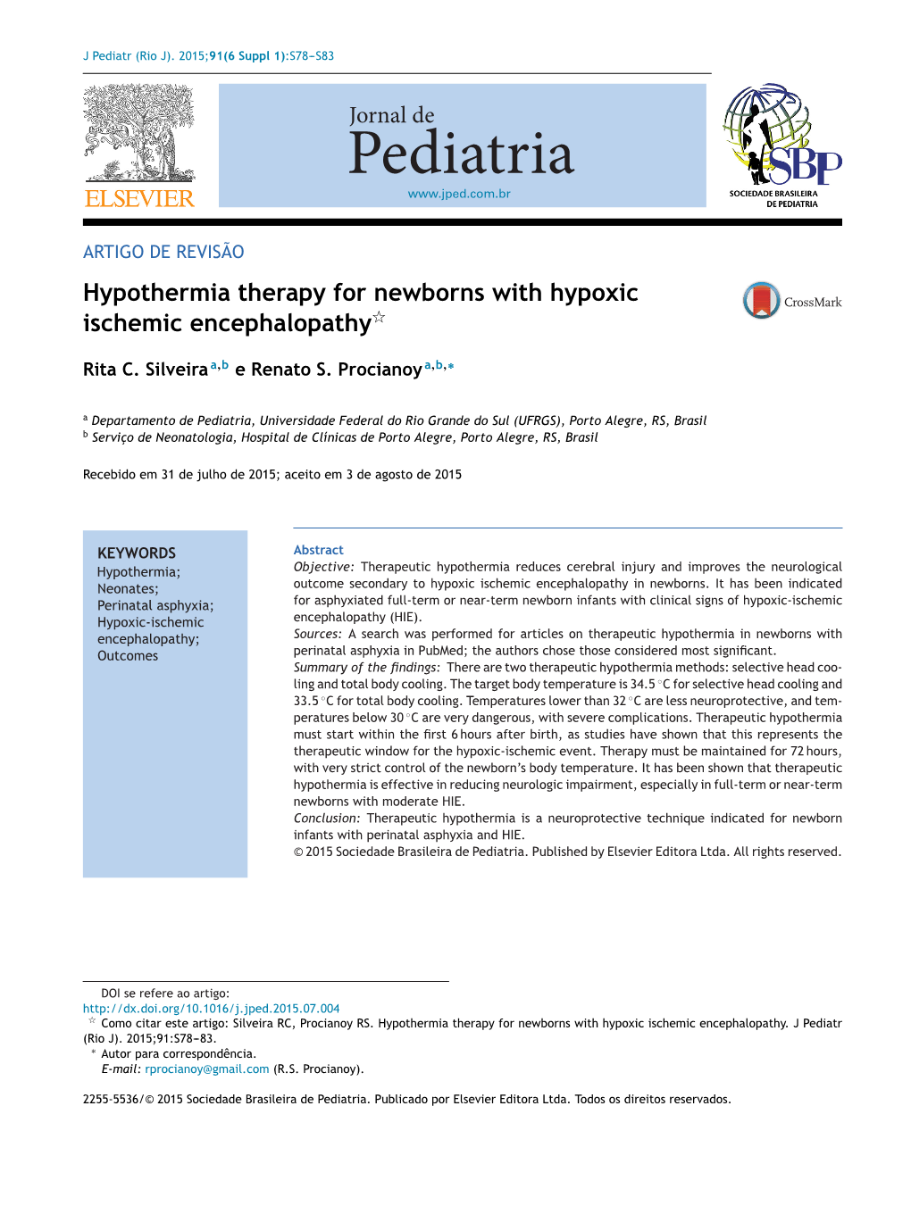 Hypothermia Therapy for Newborns with Hypoxic Ischemic Encephalopathy