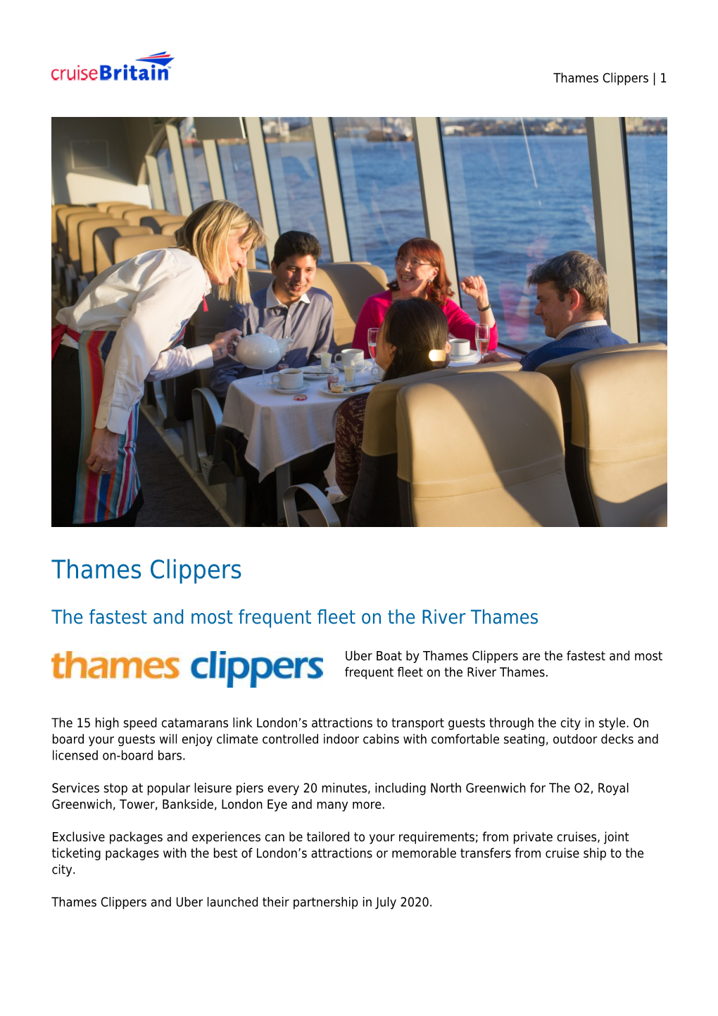 Thames Clippers | 1