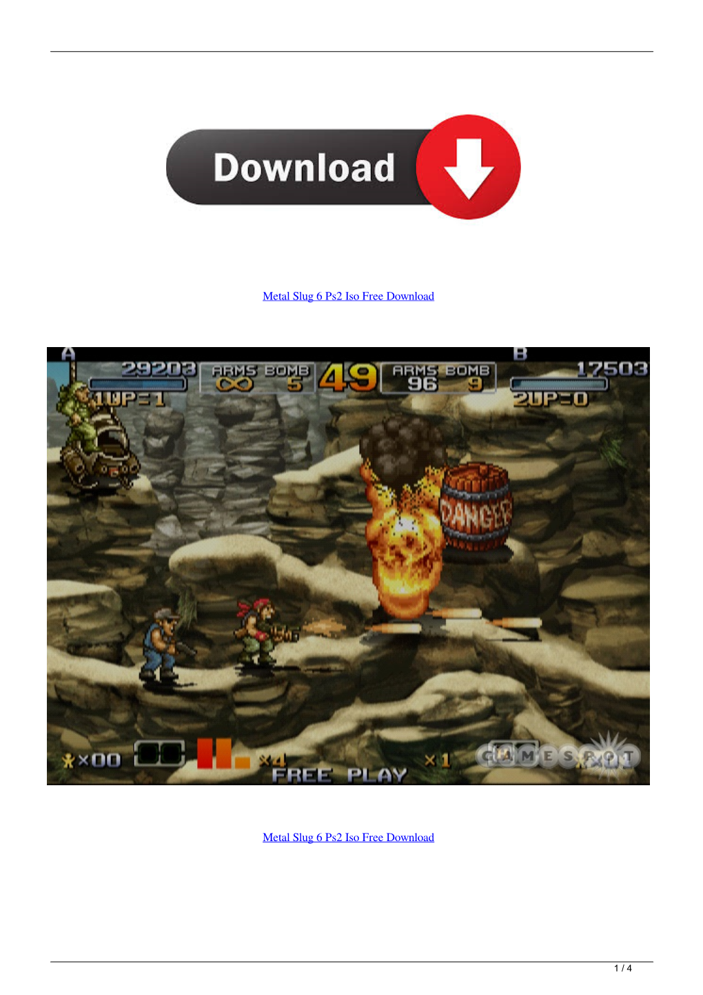 Metal Slug 6 Ps2 Iso Free Download