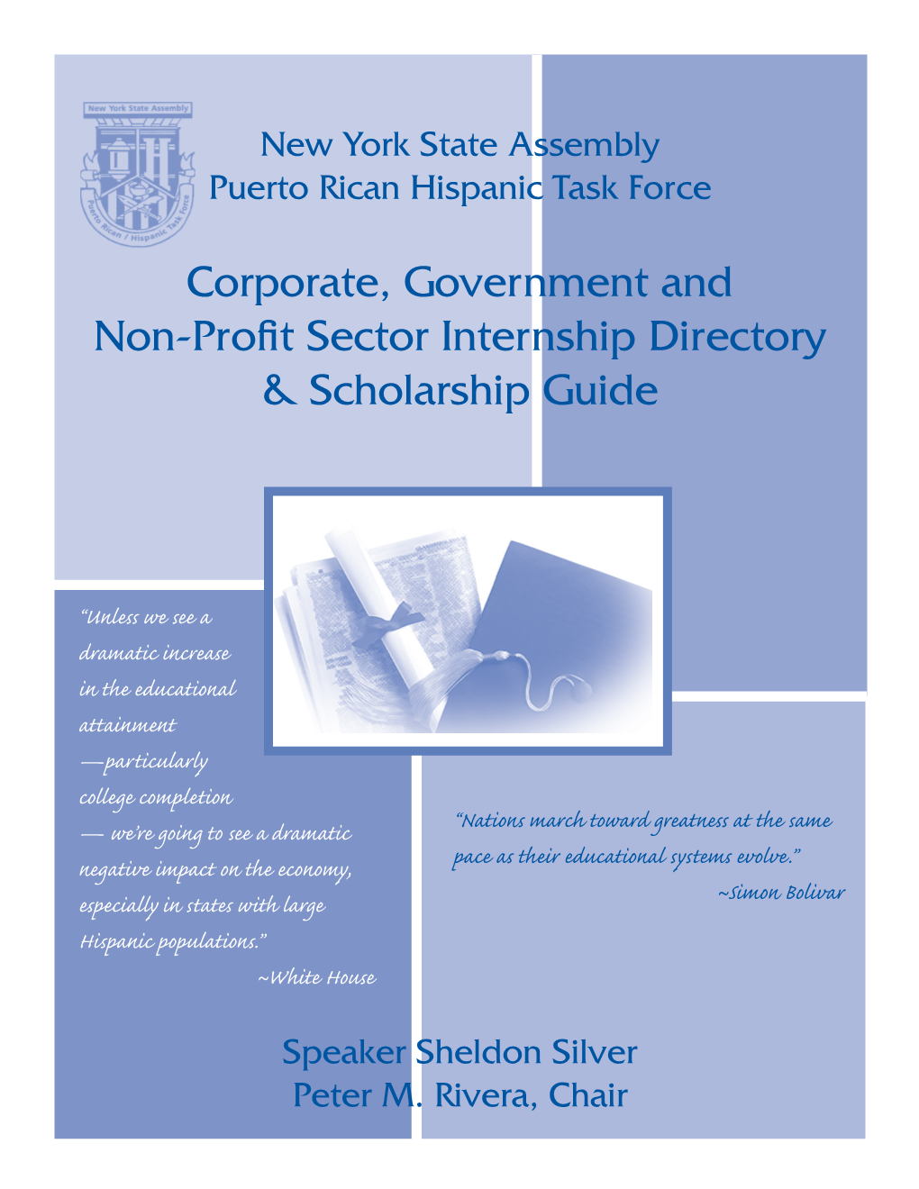Corporate, Government and Non-Profit Sector Internship Directory & Scholarship Guide