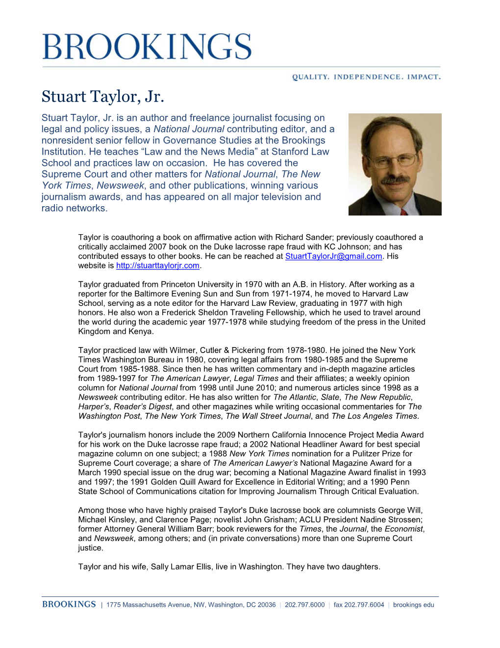 Stuart Taylor, Jr