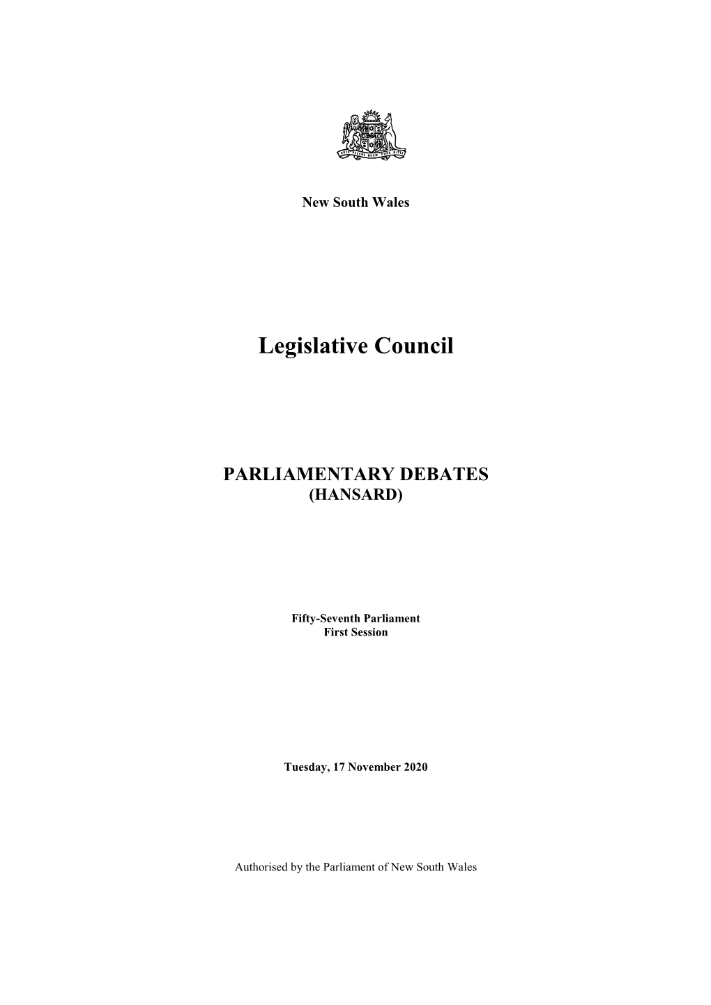 Legislative Council