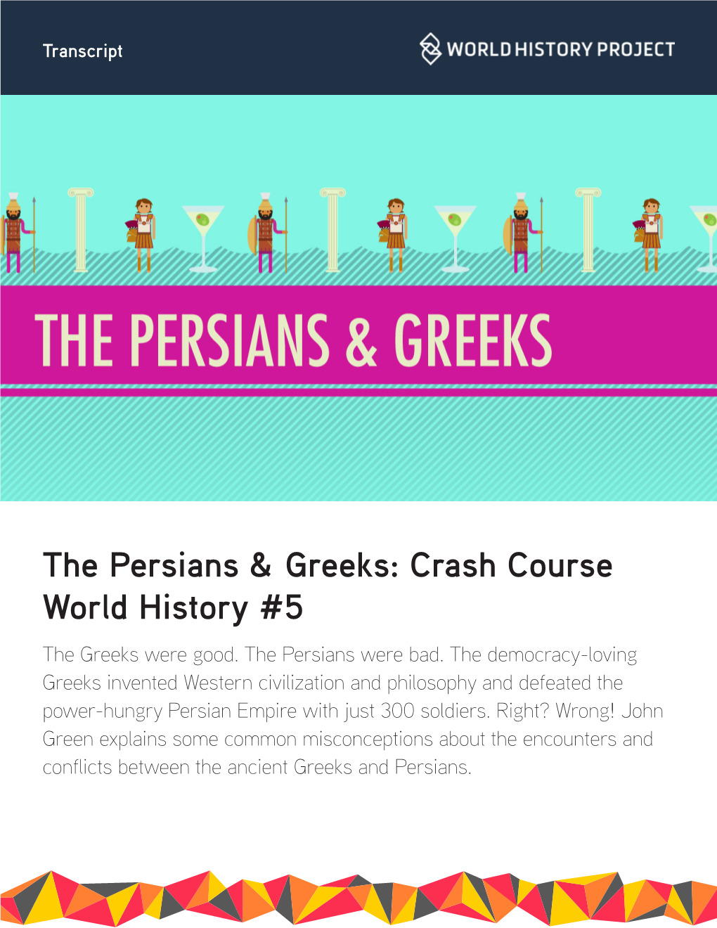 The Persians & Greeks: Crash Course World History #5