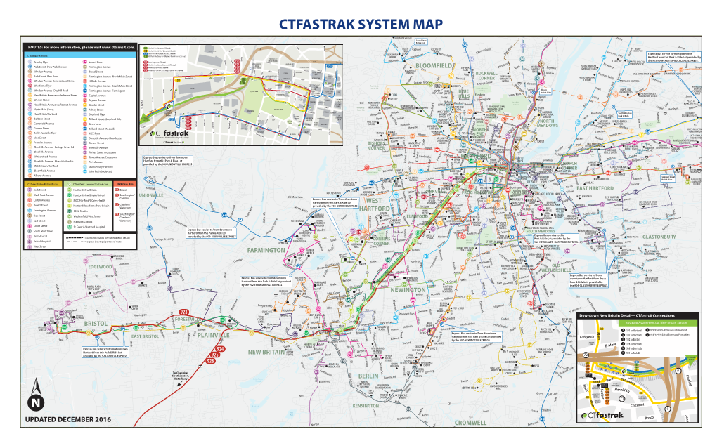 CTFASTRAK SYSTEM MAP Y WOODSIDE VILLAGE