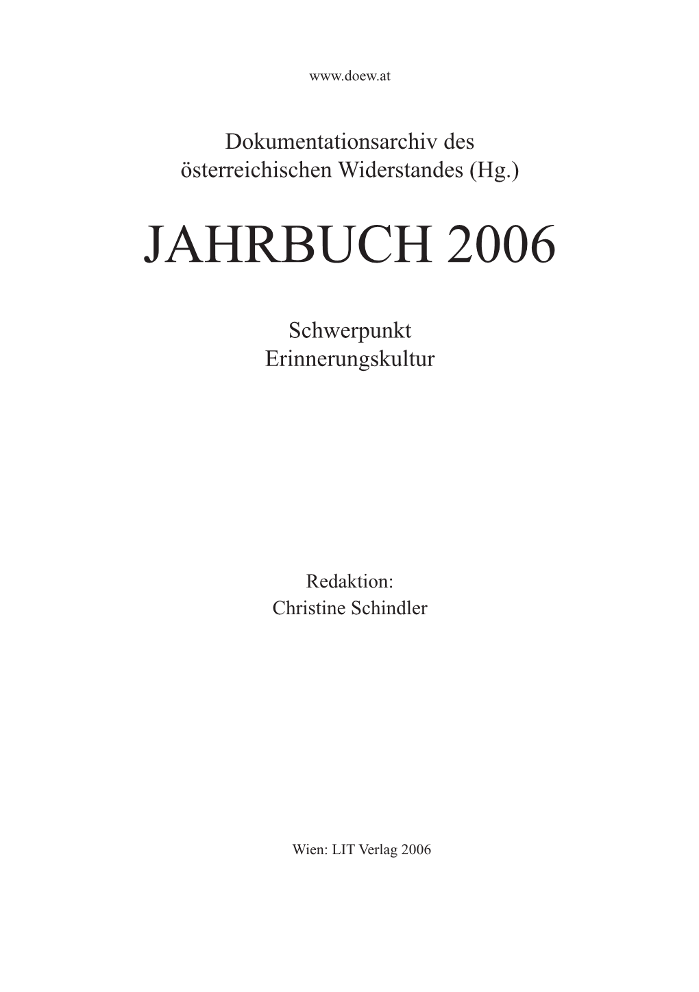 Jahrbuch 2006