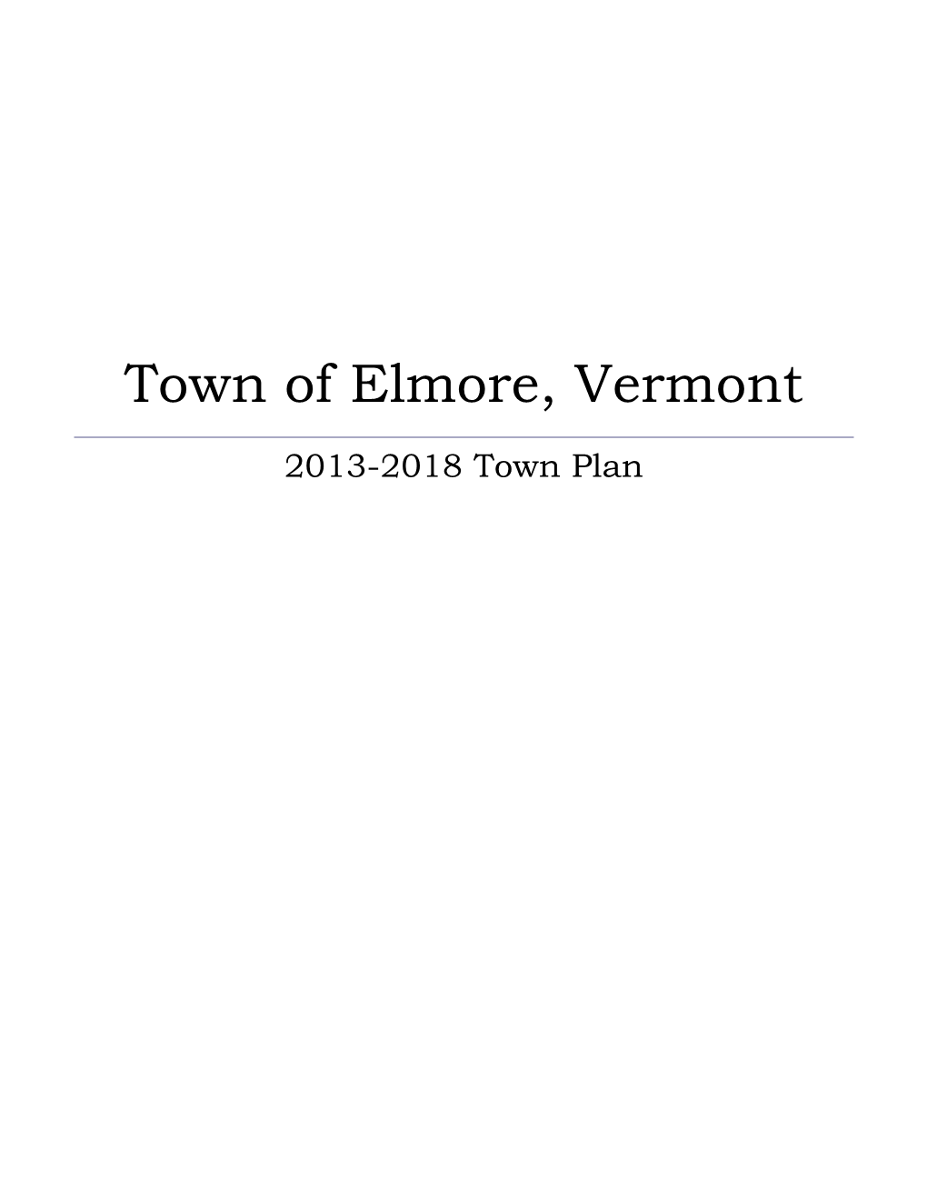 Town of Elmore, Vermont